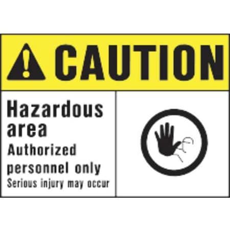 Sign, Caution Hazardous Area, PK5 MPN:5571