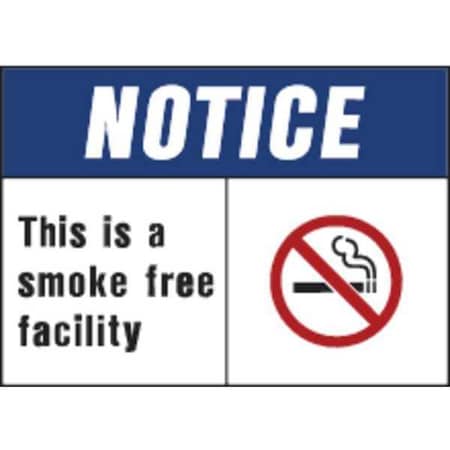 Sign, Notice Smoke Free Facility, PK5, 5820 MPN:5820