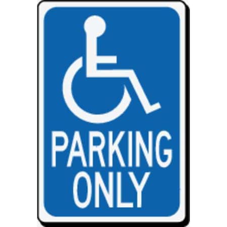 Reflective Sign, Handicapped Parking, HD MPN:HW-13HDR