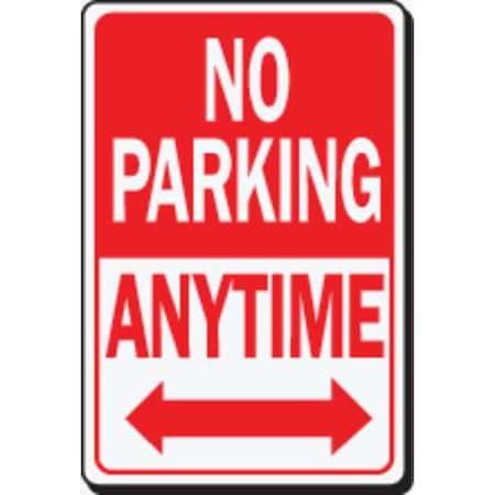 Reflective Sign, No Parking Anytime, HD MPN:HW-1HDR