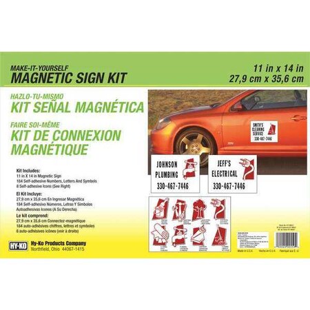 No Legend, Magnet, 14 in x 11 in, Magnet MPN:KIT-MAG1