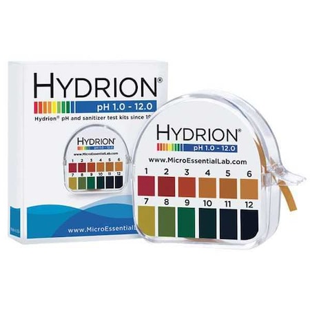 pH Paper, Hydrion Dispenser MPN:3VZR6