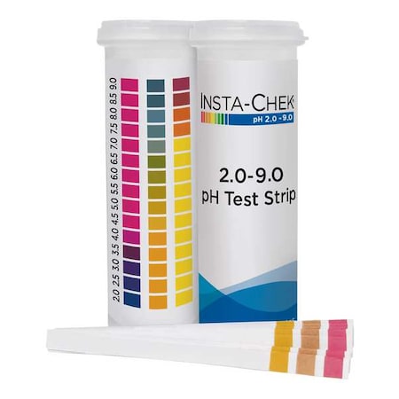 pH Test Strips, 3 1/4 in L, 1/4 in W, PK600 MPN:82090