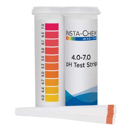 pH Test Strips, 3 1/4 in L, 1/4 in W, PK600 MPN:84070