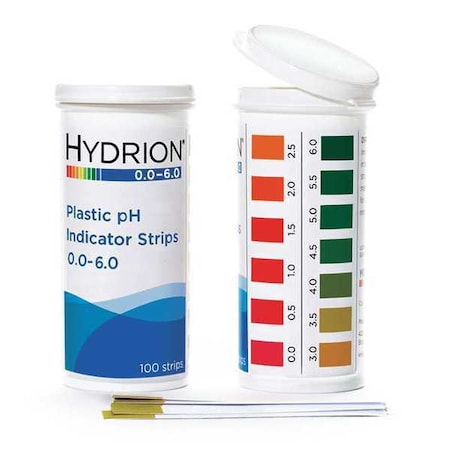 pH Strips, Hydrion Spectral, 0-6, PK100 MPN:9200