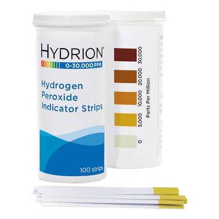 Test Strips, 2 1/2 in L, 1/4 in W, PK6 MPN:HP-30000
