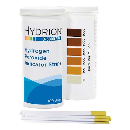 Test Strips, 2 1/2 in L, 1/4 in W, PK6 MPN:HP-5000