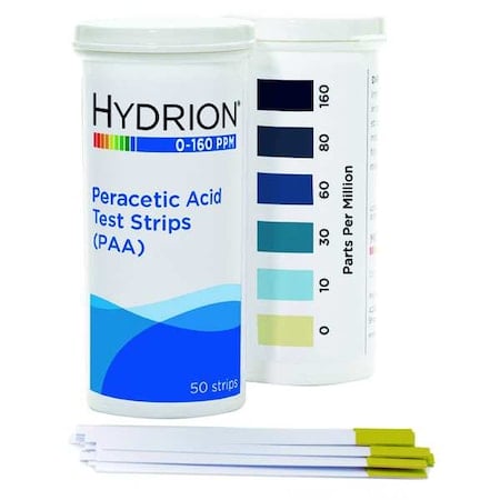 Peracetic Acid Test Strip, 50 Strips MPN:PAA160