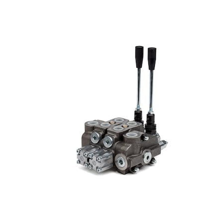 BSV-3 Section Control Valve Assembly, 2 Spool, 13 GPM, 4-way 3-pos, A and B Closed in Neutral Pos MPN:228314