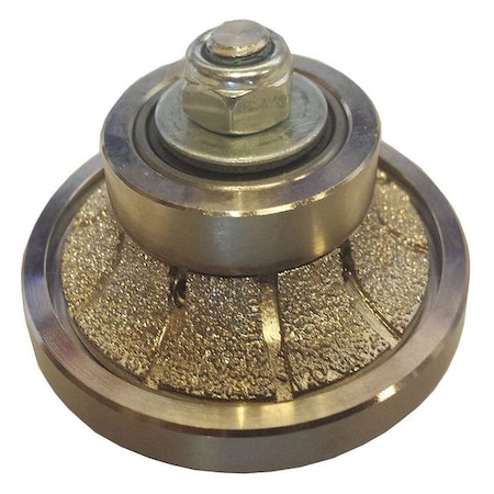Profile Wheel, Stainless Steel, 4 in. MPN:38RPW
