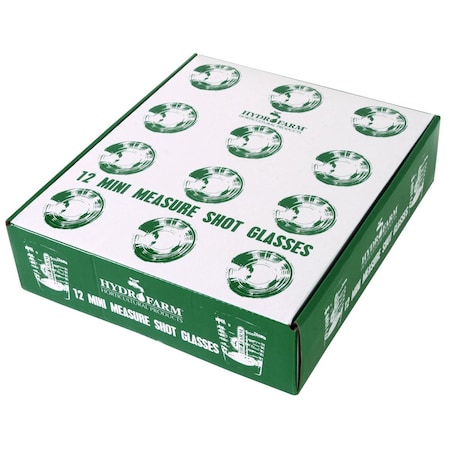 Mini Measure Shot Glass, 12 per pa, PK12 MPN:HGMMSG