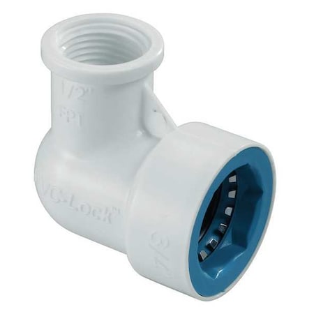 Elbow, 3/4 in. Tube x 1/2 in FPT, 150 psi MPN:07775