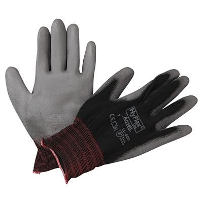 Hyflex 11-600 Blk Lt Wght Assemb Pu/Coat Sz 7 MPN:205651