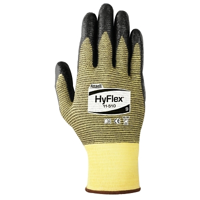 Hyflex 11-511 Grn Kevlarln w/ Blk Nit Foam Sz 6 MPN:205749
