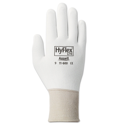 Hyflex 11-600 Wht Lt Wght Assemb Pu/Coat SZ10 MPN:286205