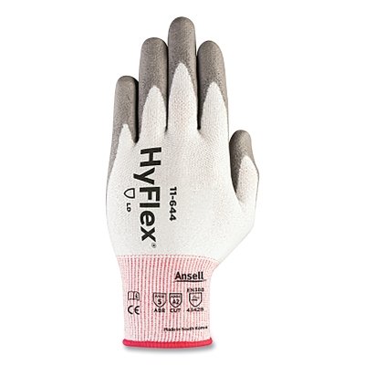 Hyflex 11644 Wht CUT/13GA Pe w/ Gray Pu Ct 8 MPN:288185