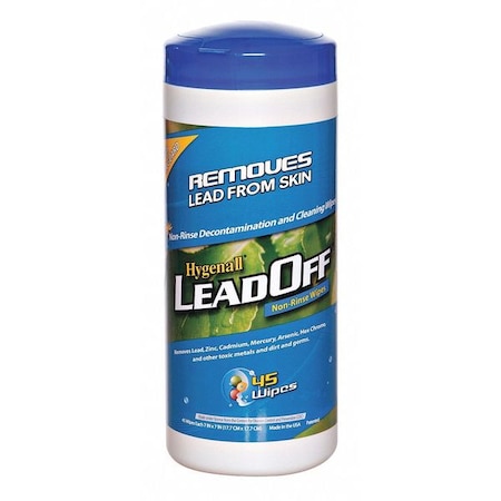Lead Removing Wipes, Canister, PK12 MPN:45NRCN