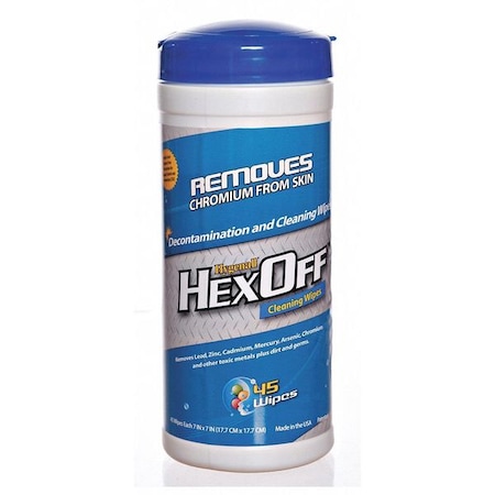 Heavy Metal Removing Wipes, Canister, PK12 MPN:HX45NRCN