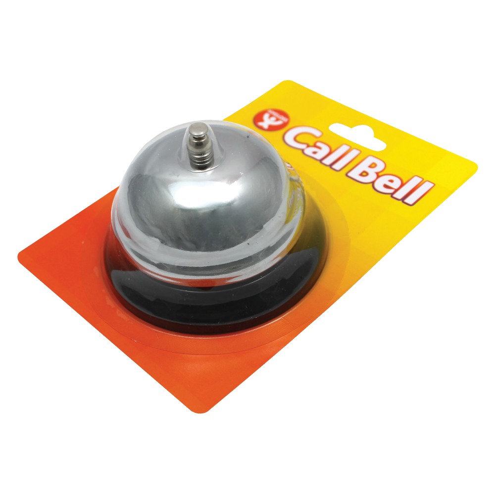 Hygloss Call Bells, 4in, Silver, Pack Of 6 MPN:HYG61500-6
