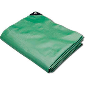 Hygrade Heavy Duty Super Cover Poly Tarp 10 Mil Green/Black 30'L X 40'W - MTGB-3040 MTGB-3040