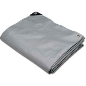 Hygrade Heavy Duty Super Cover Poly Tarp 10 Mil Silver/Black 6'L X 8'W - STH-68 STH-68