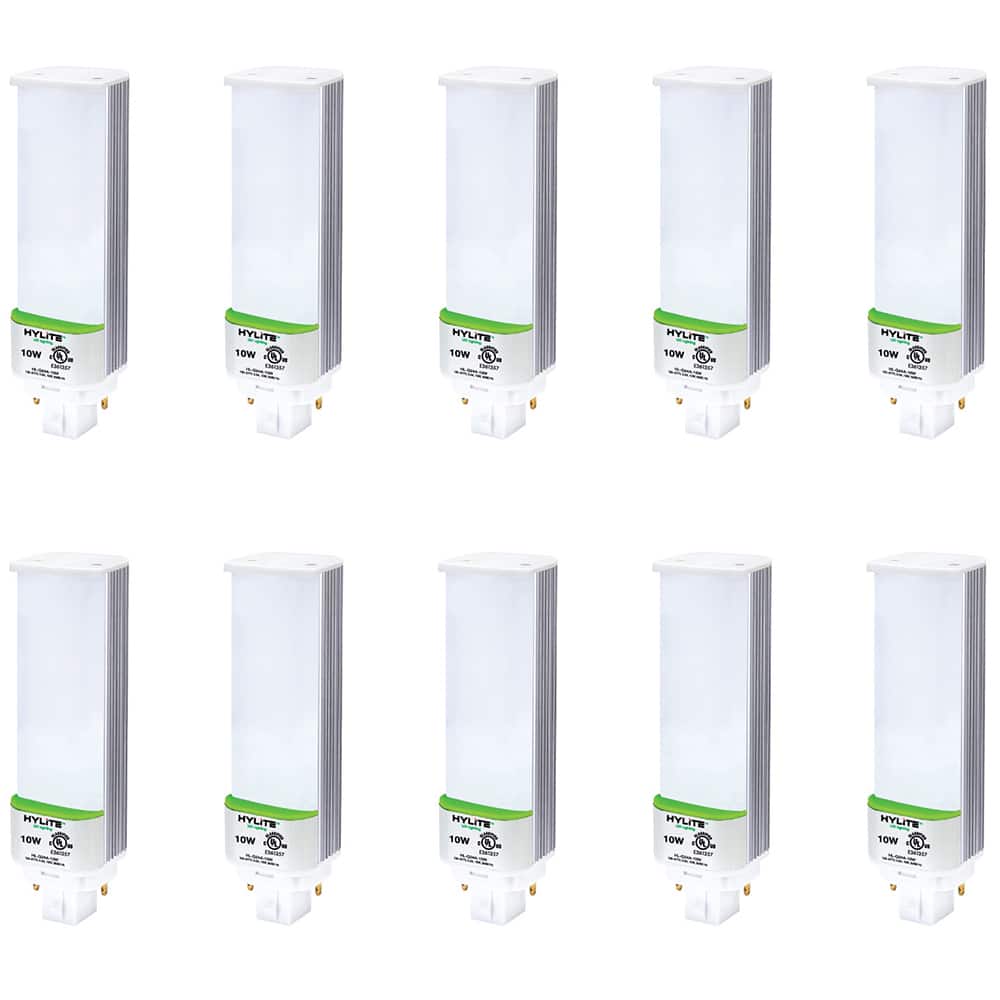 LED Lamp: Commercial & Industrial Style, LED, 4 Pin Base MPN:HLG24A10W40K - Pkg Qty 10
