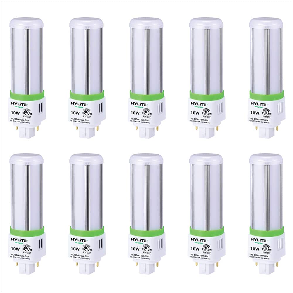 LED Lamp: Commercial & Industrial Style, LED, 4 Pin Base MPN:HLOBA10WG2435K