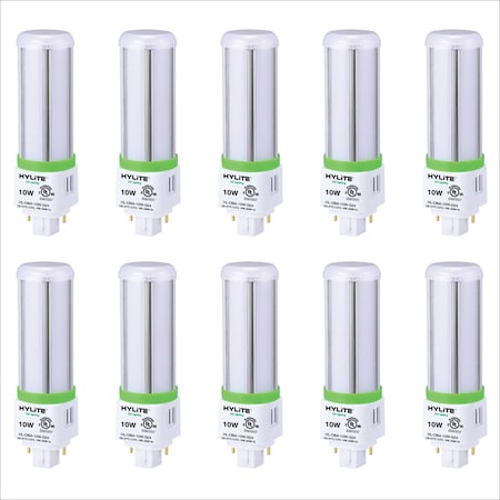 LED Omni Repl Lamp for 18WWW CFL, 10W, 750 Lumens, 5000K, G24, PK10 MPN:HL-OBA-10W-G24-50K