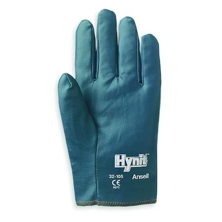 Coated Gloves, Nitrile, Smooth, Full, 3 Abrasion Level, Blue, L (9) 1 PR MPN:32-105
