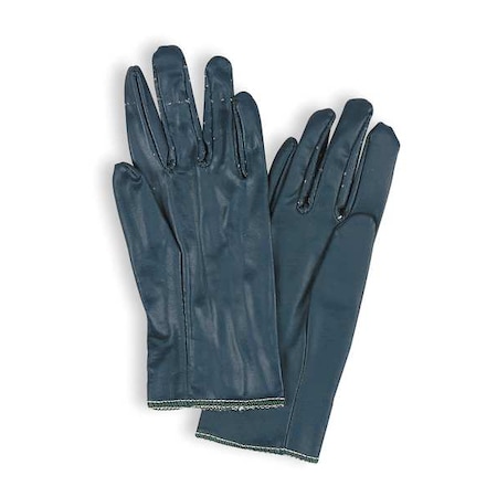 Coated Gloves, Nitrile, Smooth, Full, 3 Abrasion Level, Blue, 7 1 PR MPN:32-125