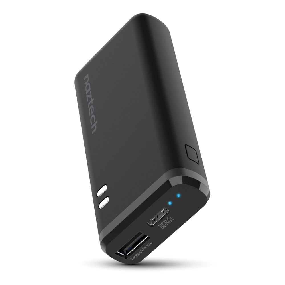 Naztech 4, 000 mAh Dual Output USB-C And USB Portable Power Bank, HPL15520 MPN:15520