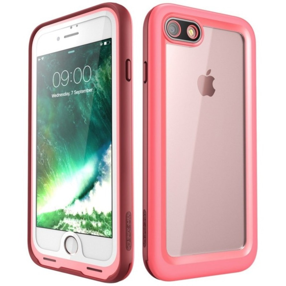i-Blason Case - For Apple iPhone 8 Plus Smartphone - Neon - Polycarbonate, Thermoplastic Polyurethane (TPU) (Min Order Qty 3) MPN:IPH8P-WTRPRF-PK