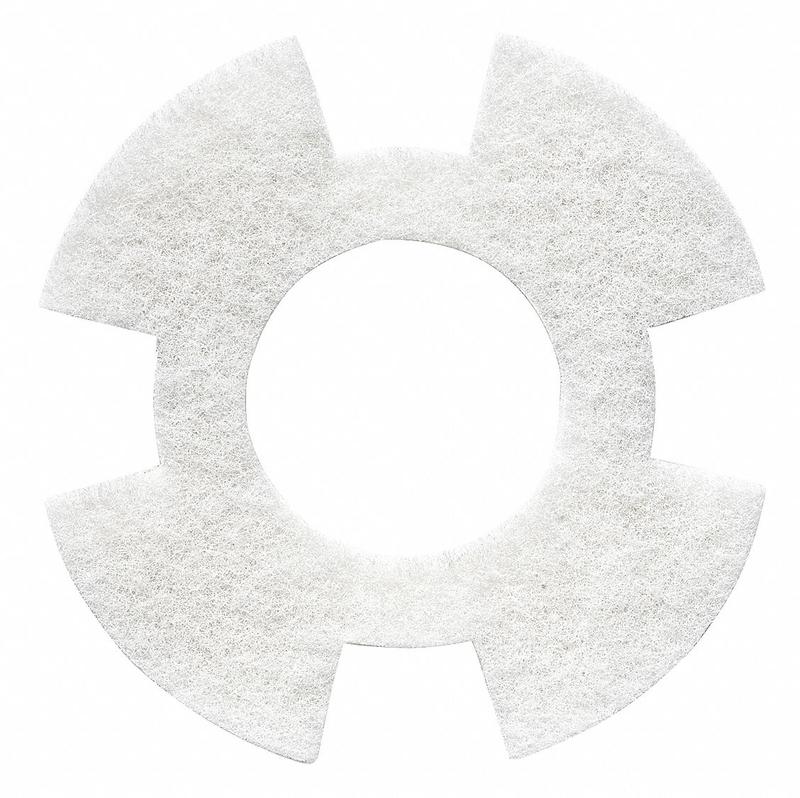 Cleaning Pad White 9 Pad Trapezoid PK10 MPN:1234347