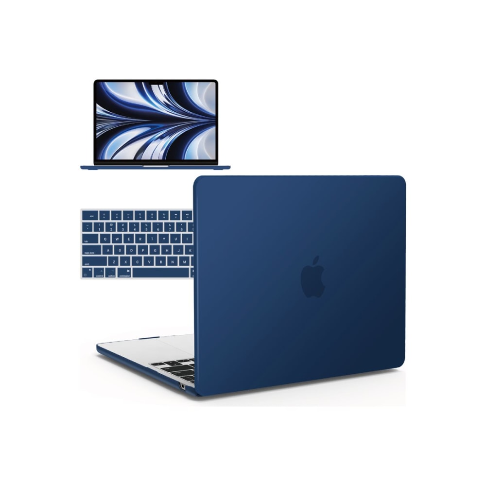 iBenzer Neon Party - Notebook shell case - 13in - navy blue - for Apple Macbook Air 13.6in (Mid 2022, Mid 2023) MPN:LC-NPT-AT13-KK-NVBL+1
