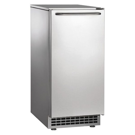 14 7/8 in W X 33 3/8 in H X 19 in D Ice Maker, Ice Production Per Day: 85 lb MPN:GEMU090