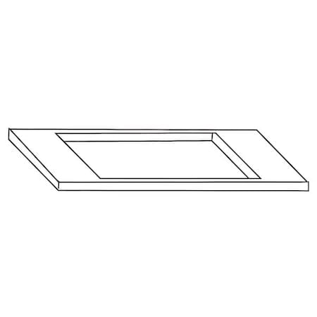Bin Top, Gray, Metal MPN:KBT19