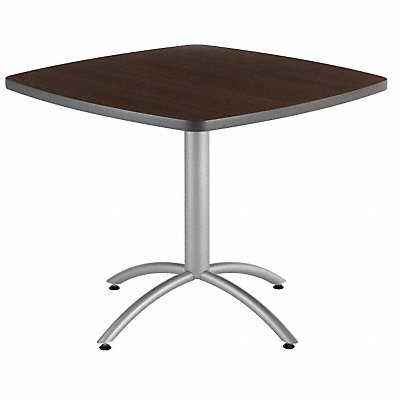 Cafe Table Square 30 In H Walnut MPN:65614