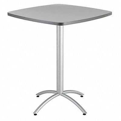 Bistro Table Square 42 In H Gray MPN:65631