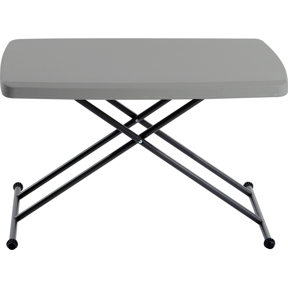 Iceberg IndestrucTable Too 1200 Series Personal Folding Table, Gray MPN:65491
