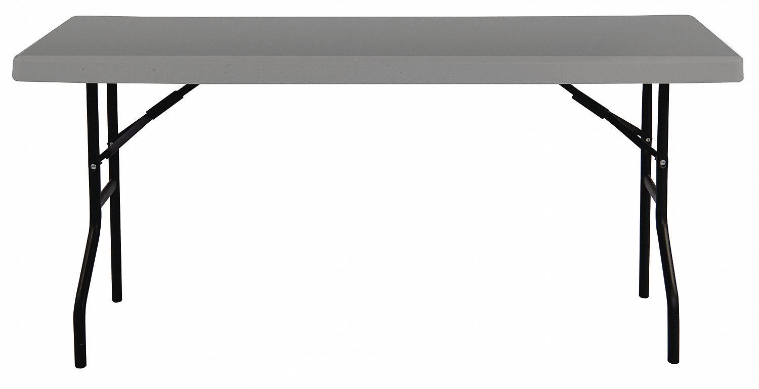 Rectangle Folding Table 29 in H x 18in W MPN:65577