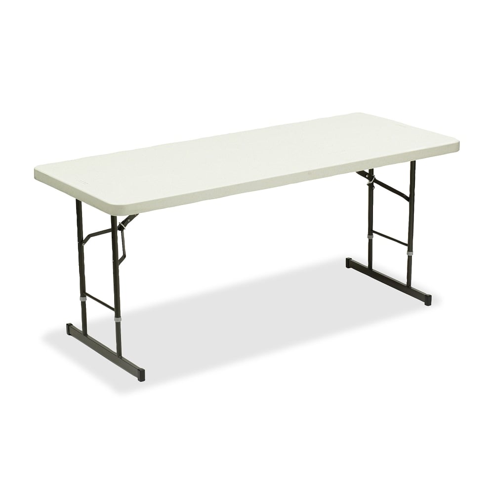Iceberg Adjustable Folding Table, Platinum MPN:65623
