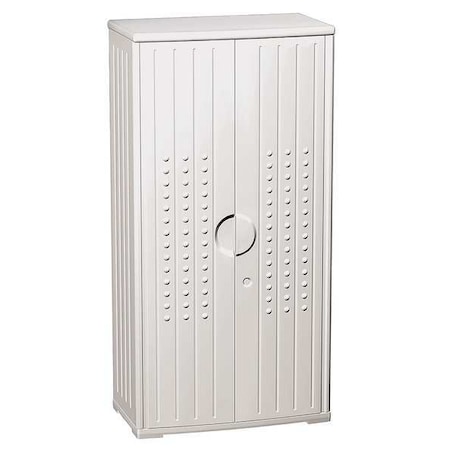 Rough n Ready Storage Cabinet, Platinum Granite, HDPE, 4 Shelves, 33 in W x 22 in D x 66 in H MPN:92553
