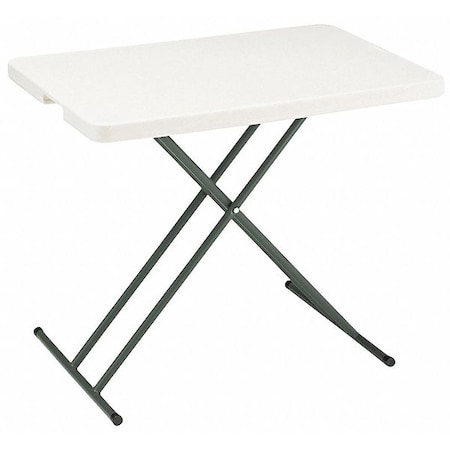 IndestrucTable Classic Personal Folding Table, Platinum Granite Top, 20 in W x 30 in L x 29 in H MPN:65490