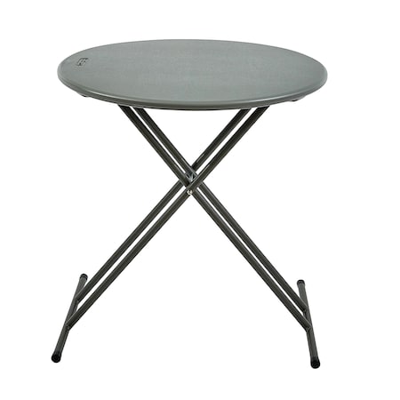IndestrucTable Commercial Folding Table, Platinum Granite Top, 30 in W x 60 in L x 29 in H MPN:65513