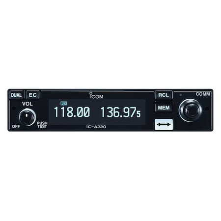 Two-Way Radio, VHF, Blk, 3-1/2inHx15-1/2inL MPN:A220