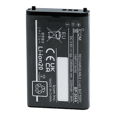 Rechargeable Battery, Lithium Ion, 3.6 V MPN:BP304A
