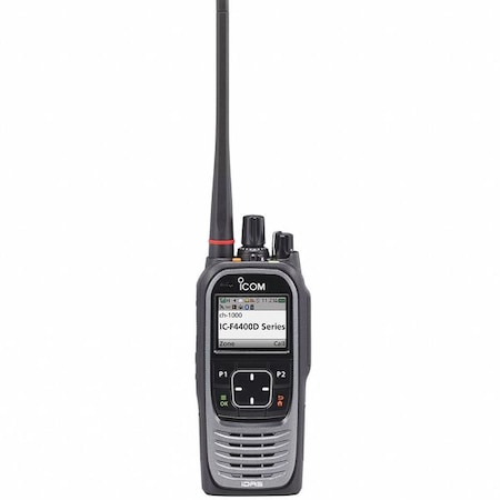 Portable Two Way Radio, Analog/Digital MPN:F4400DS 43 USA
