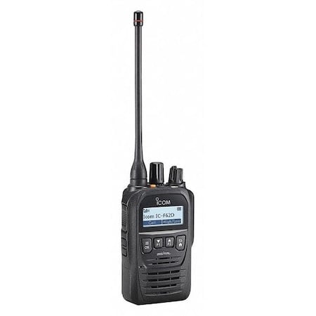 Portable Two Way Radio, ICOM F52D Series MPN:F62D 17 USA