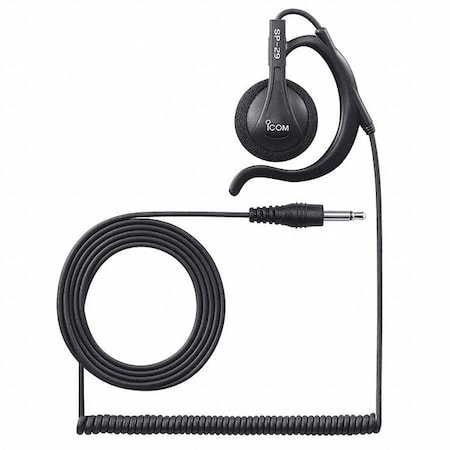 Ear Loop Earpiece, Black, 45