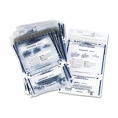 Deposit Bags Plastic 11x15 Clr PK100 MPN:ICX94190071